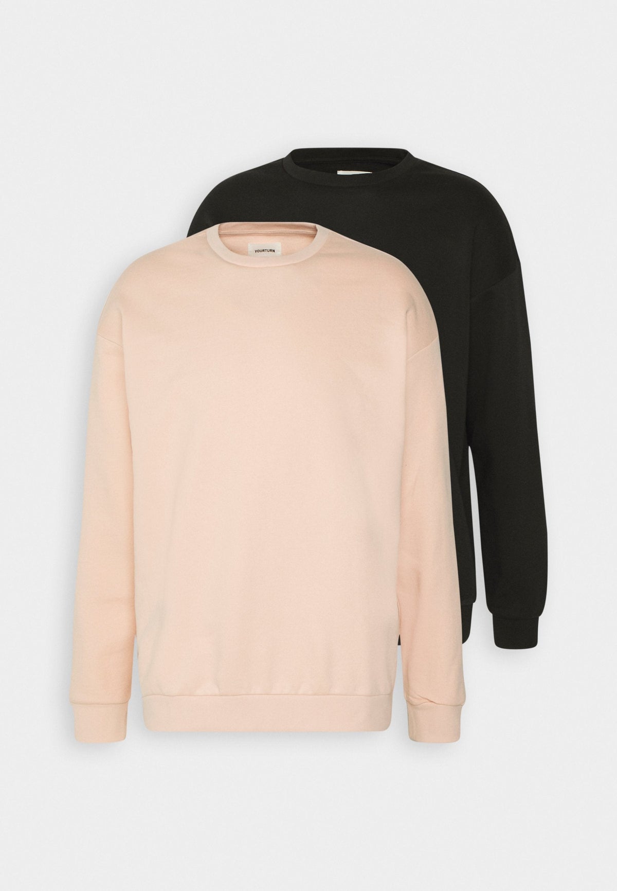 YOURTURN Unisex 2 Pack - Sweatshirt - Black/Pink
