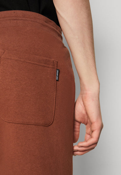 YOURTURN Unisex 2 Pack- Tracksuit Bottoms - Brown/Off-White