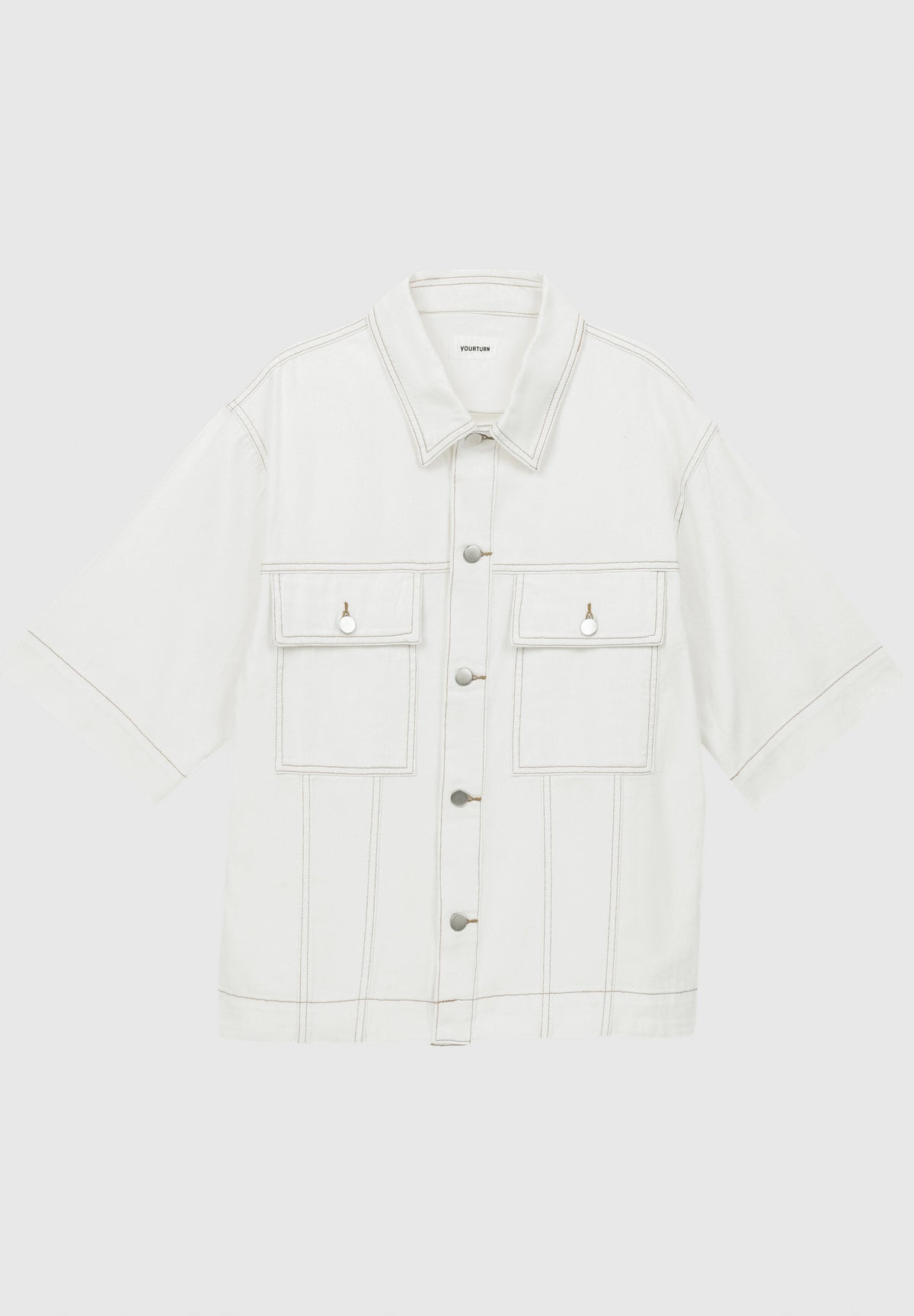 YOURTURN UNISEX DENIM - Shirt - Washed Black