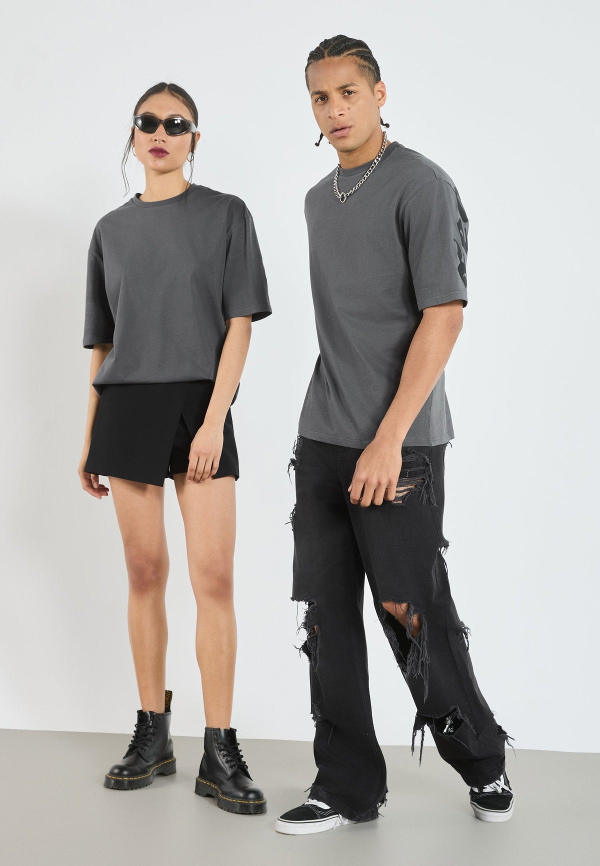 YOURTURN UNISEX - Print T-shirt - Forged Iron