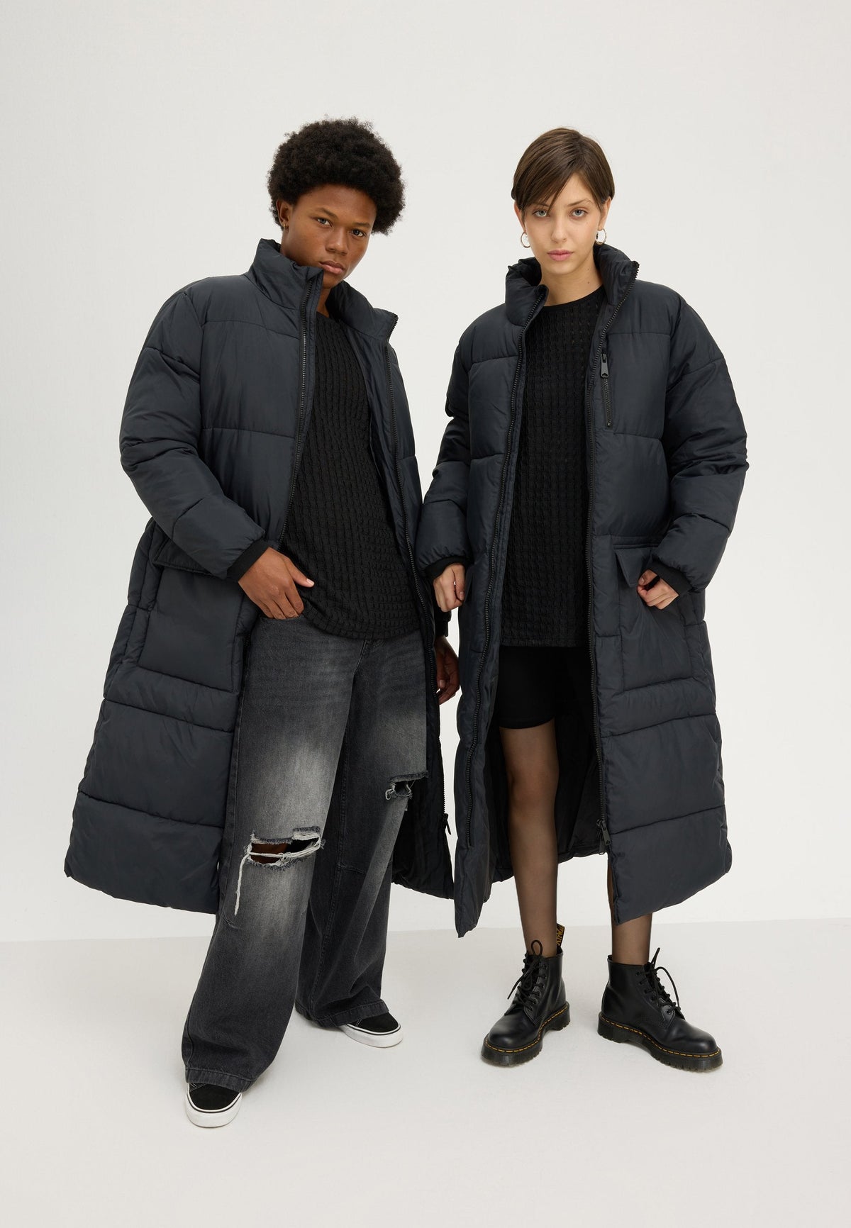 YOURTURN UNISEX - Winter Coat - Black