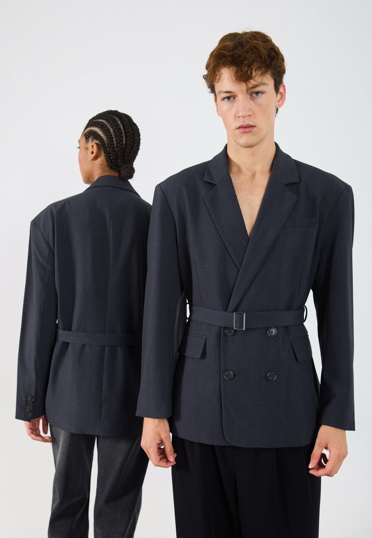 YOURTURN UNISEX - Blazer Jacket - Dark Grey