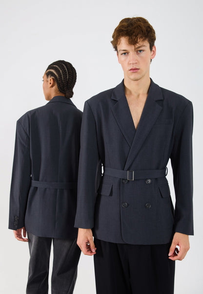 YOURTURN UNISEX - Blazer Jacket - Dark Grey