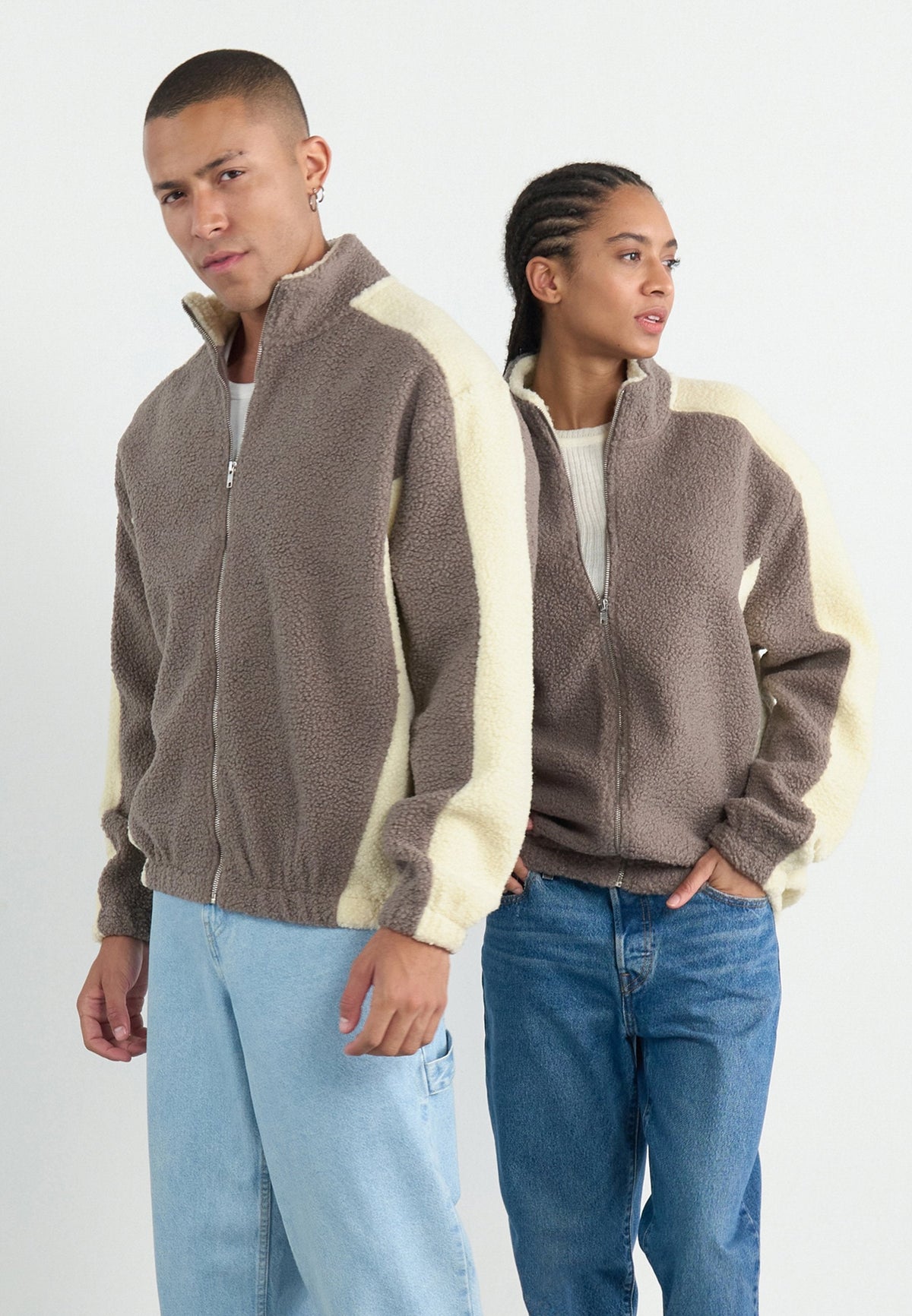 YOURTURN UNISEX - Fleece Jacket - Tan