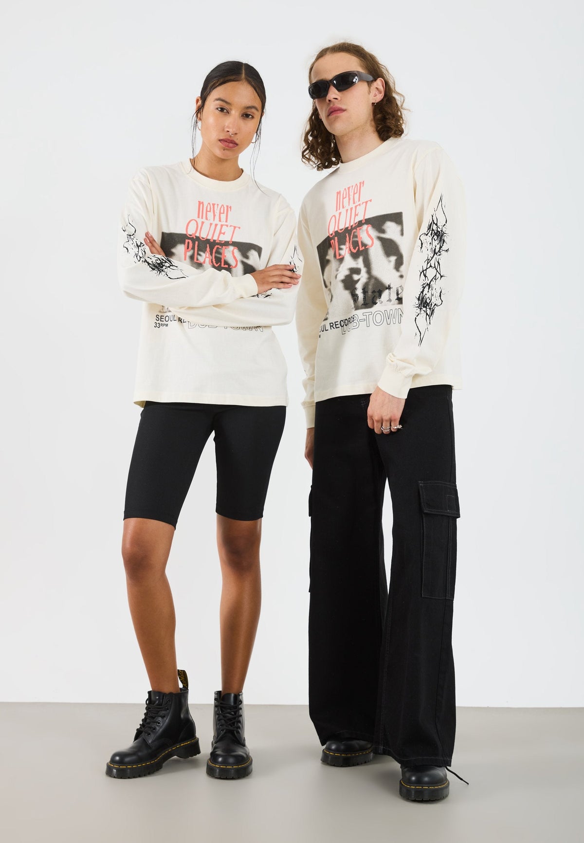 YOURTURN UNISEX - Long Sleeved Top - White