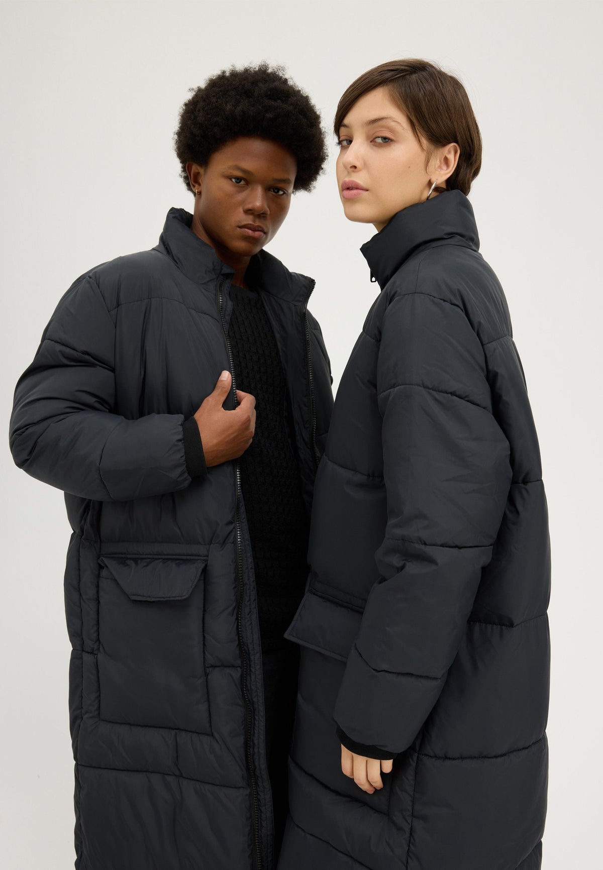 YOURTURN UNISEX - Winter Coat - Black