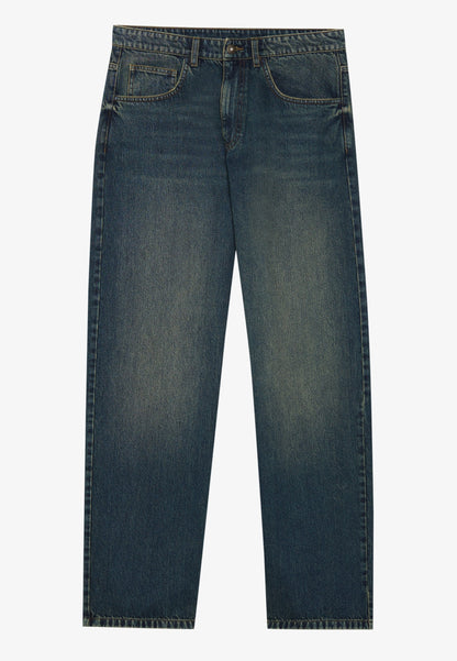 YOURTURN UNISEX - Baggy Jeans - Dirty Denim