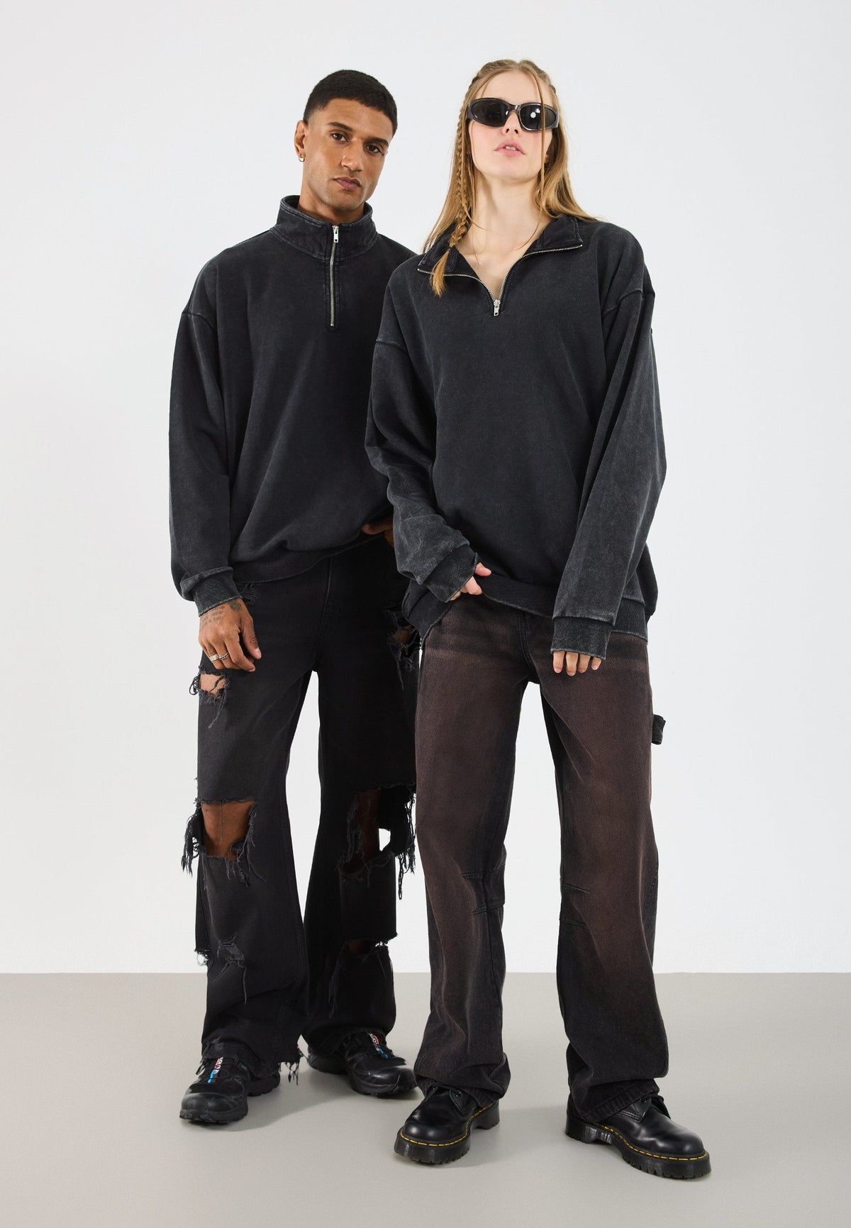 YOURTURN Sweatshirt - 103 - Dark Grey