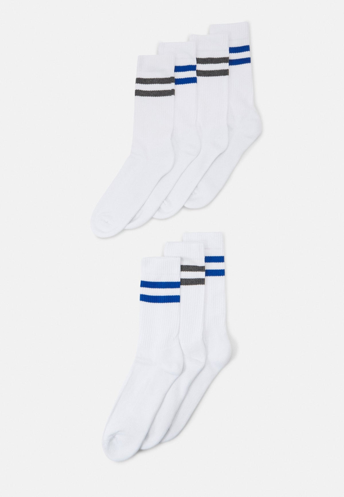 YOURTURN 7 Pack - Socks - Dark Blue/White