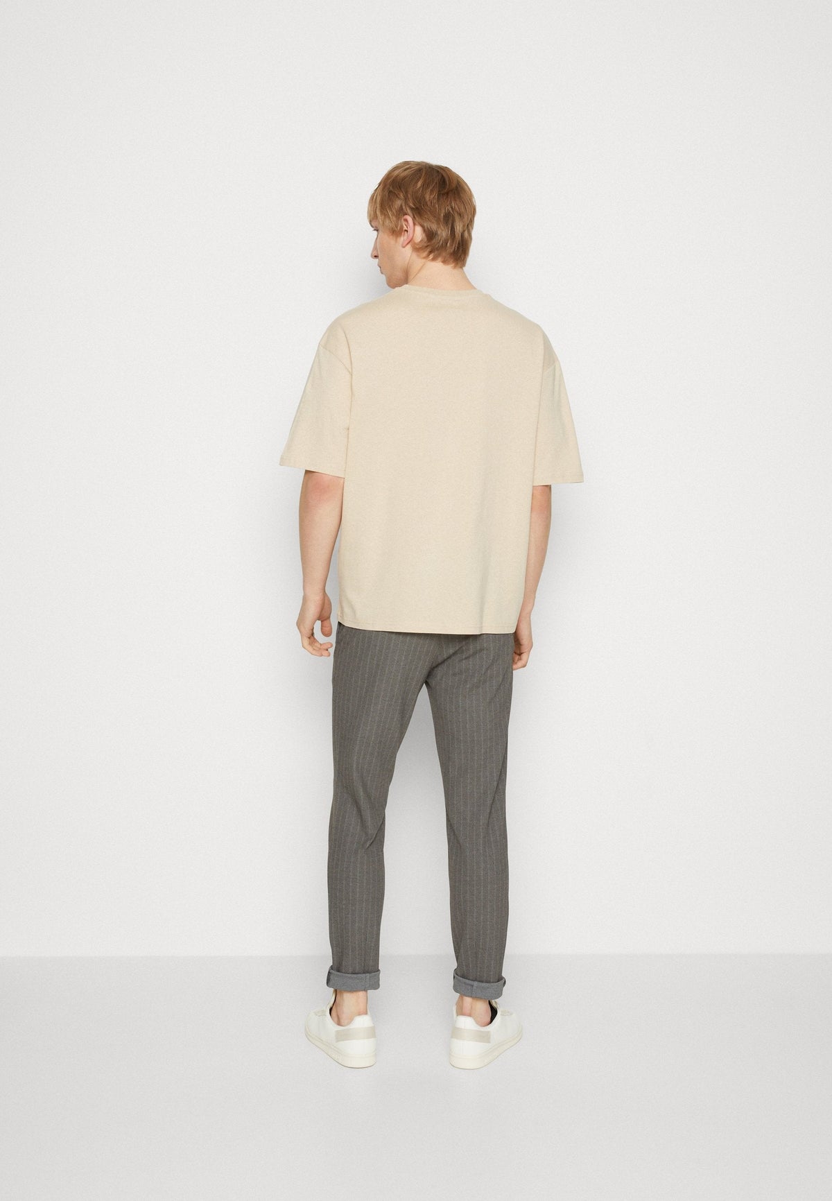 YOURTURN Graphic Tee Unisex - Print T-Shirt - Beige
