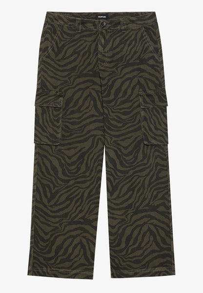 YOURTURN UNISEX - Cargo Trousers - Green