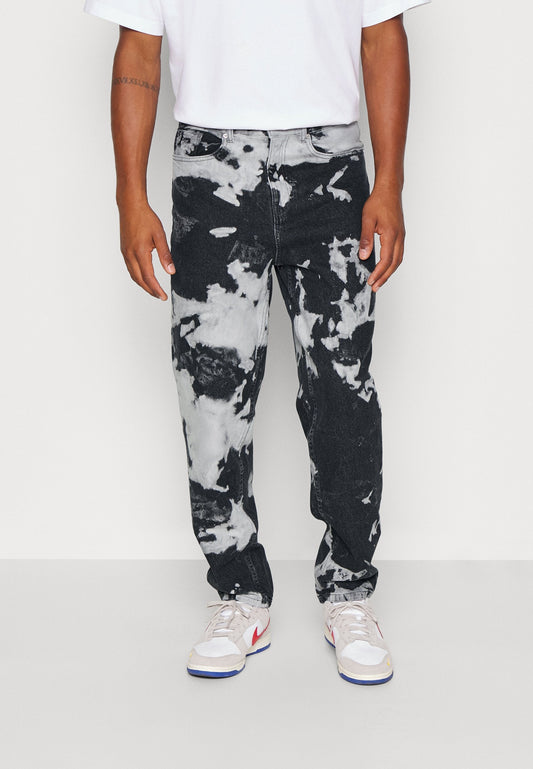 YOURTURN Unisex Moonwash Unisex - Relaxed Fit Jeans - Black
