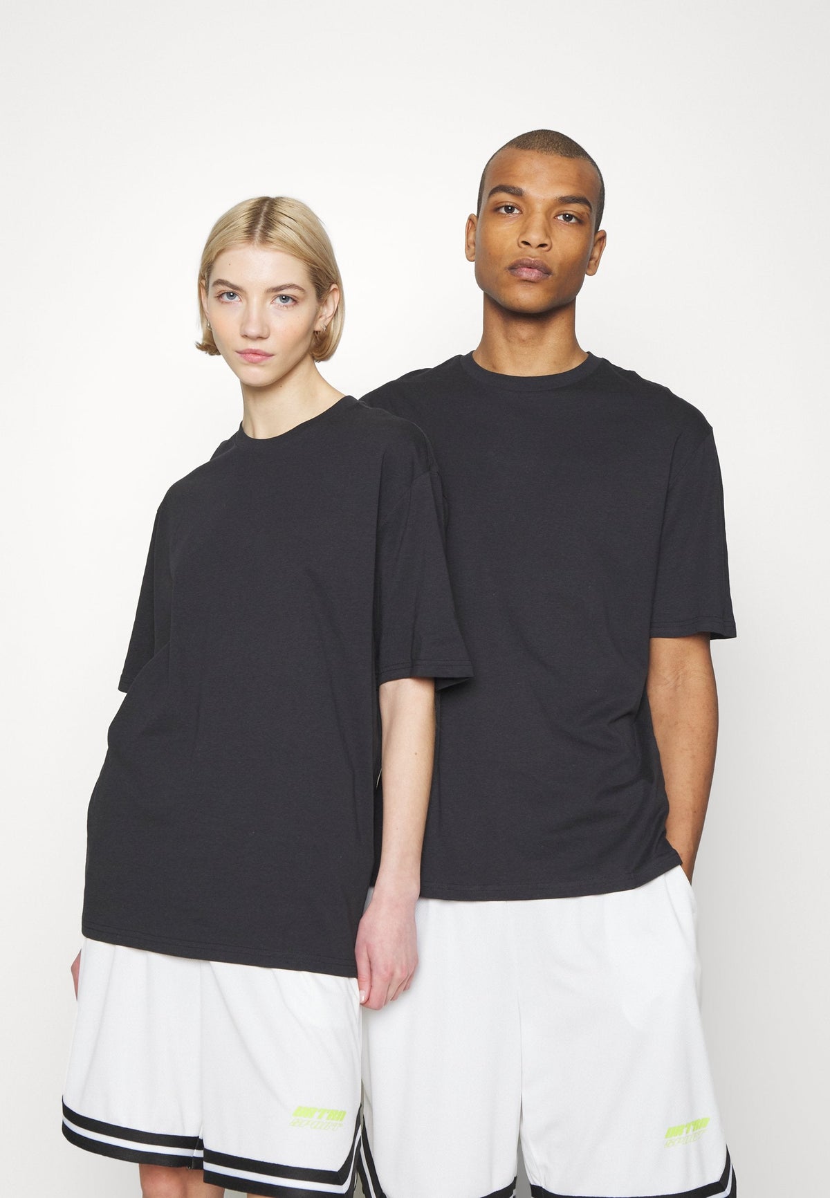 YOURTURN 3Pack Unisex - Basic T-Shirt - White/Mint/Black
