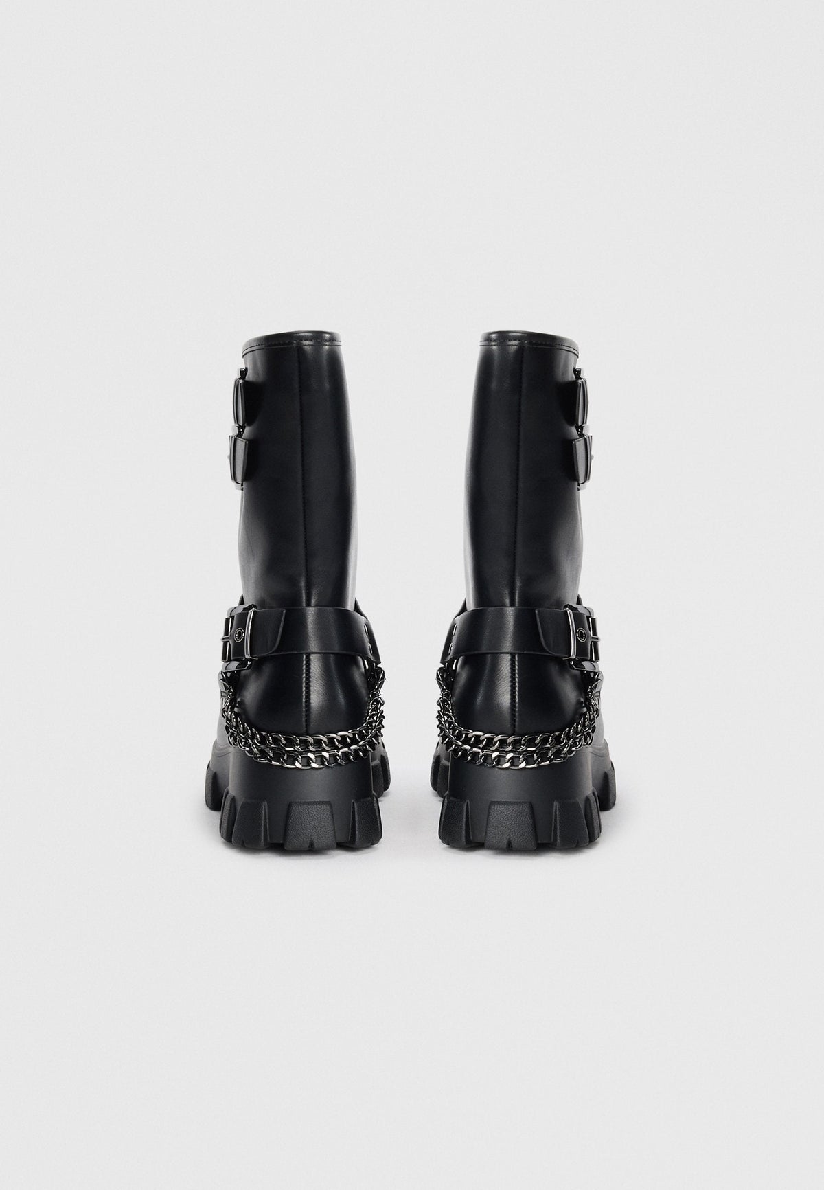 YOURTURN UNISEX - Cowboy/biker Ankle Boot - Black