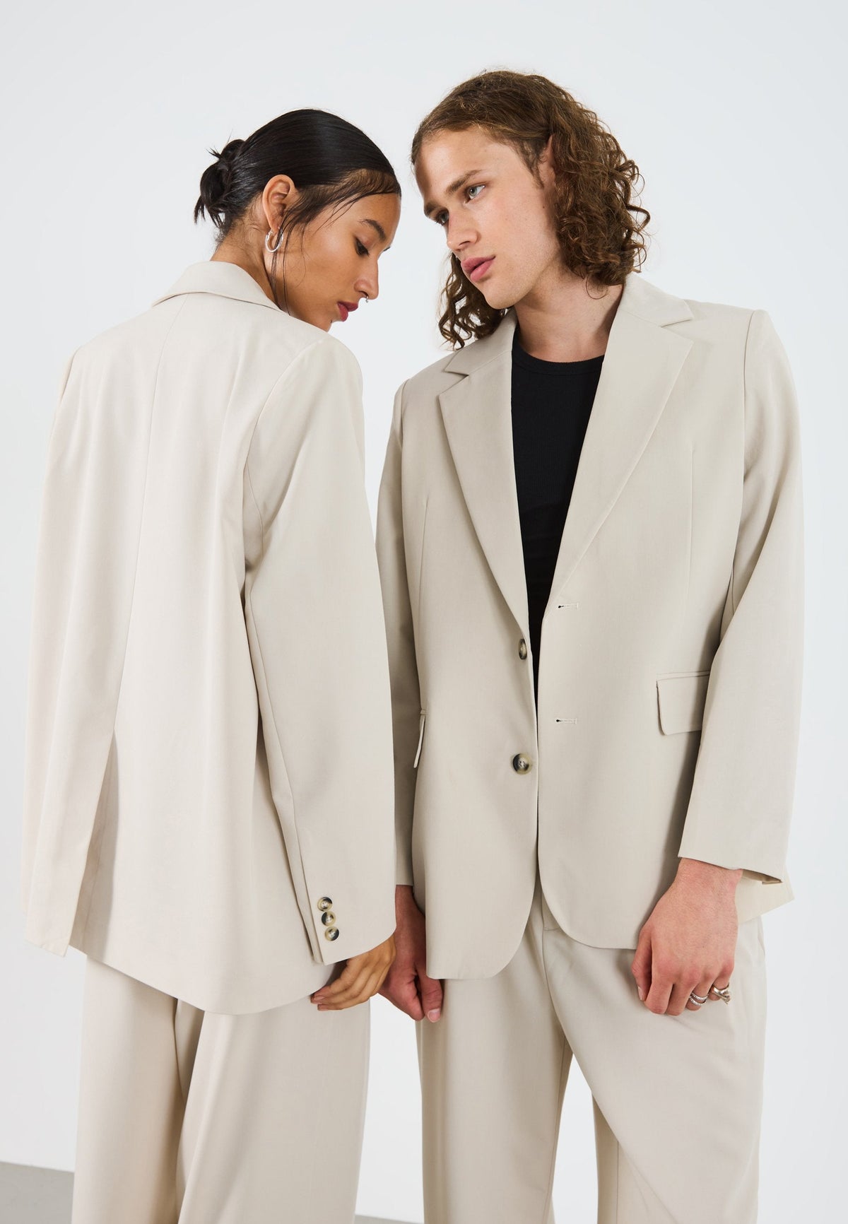 YOURTURN UNISEX - Blazer - Stone