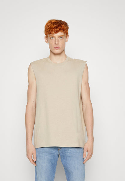 YOURTURN Unisex 2 Pack - Top - Beige/Dark Blue