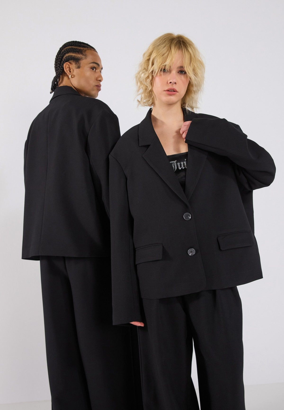 YOURTURN UNISEX - Blazer Jacket - Black