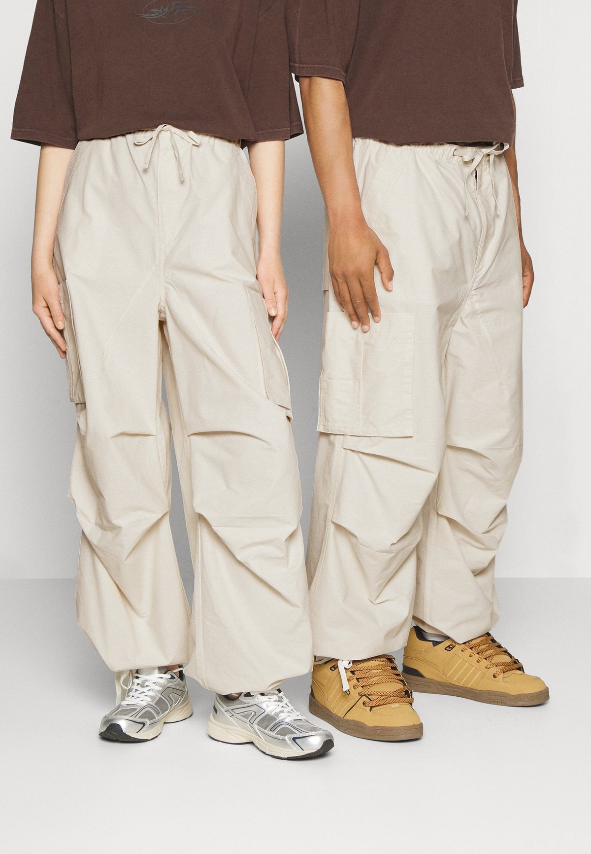 YOURTURN Unisex - Cargo Trousers - White