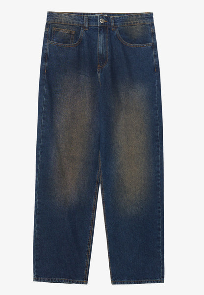 YOURTURN UNISEX - Baggy Jeans - Dirty Denim