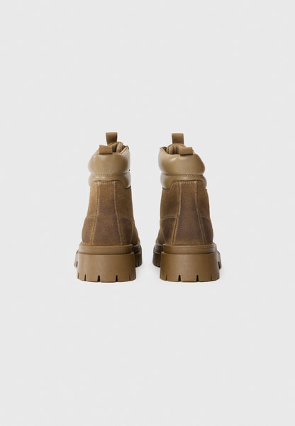 YOURTURN UNISEX - Lace-up Ankle Boots - Taupe