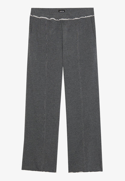 YOURTURN UNISEX - Tracksuit Bottoms - Washed Dk Grey