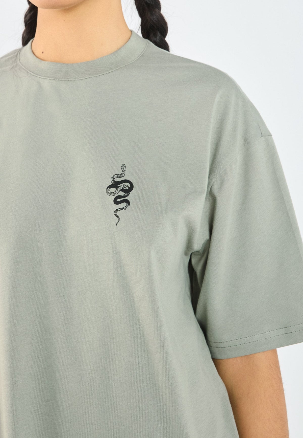 YOURTURN UNISEX - Print T-shirt - Shadow