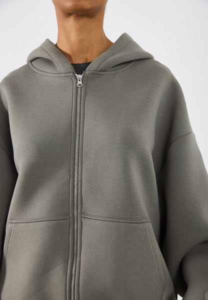YOURTURN SCUBA ZIP UNISEX - Zip-up Sweatshirt - Castor Gray