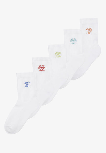 UNISEX 5 PACK - Socks - White