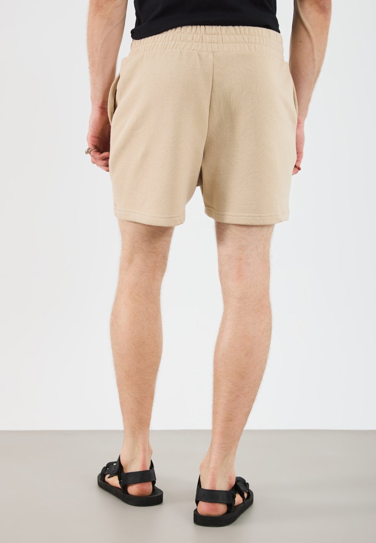 YOURTURN 2 PACK UNISEX - Sports Shorts - Black/tan