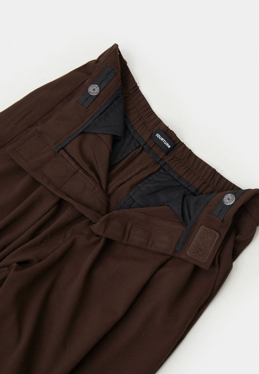 YOURTURN UNISEX - Trousers - Chocolate