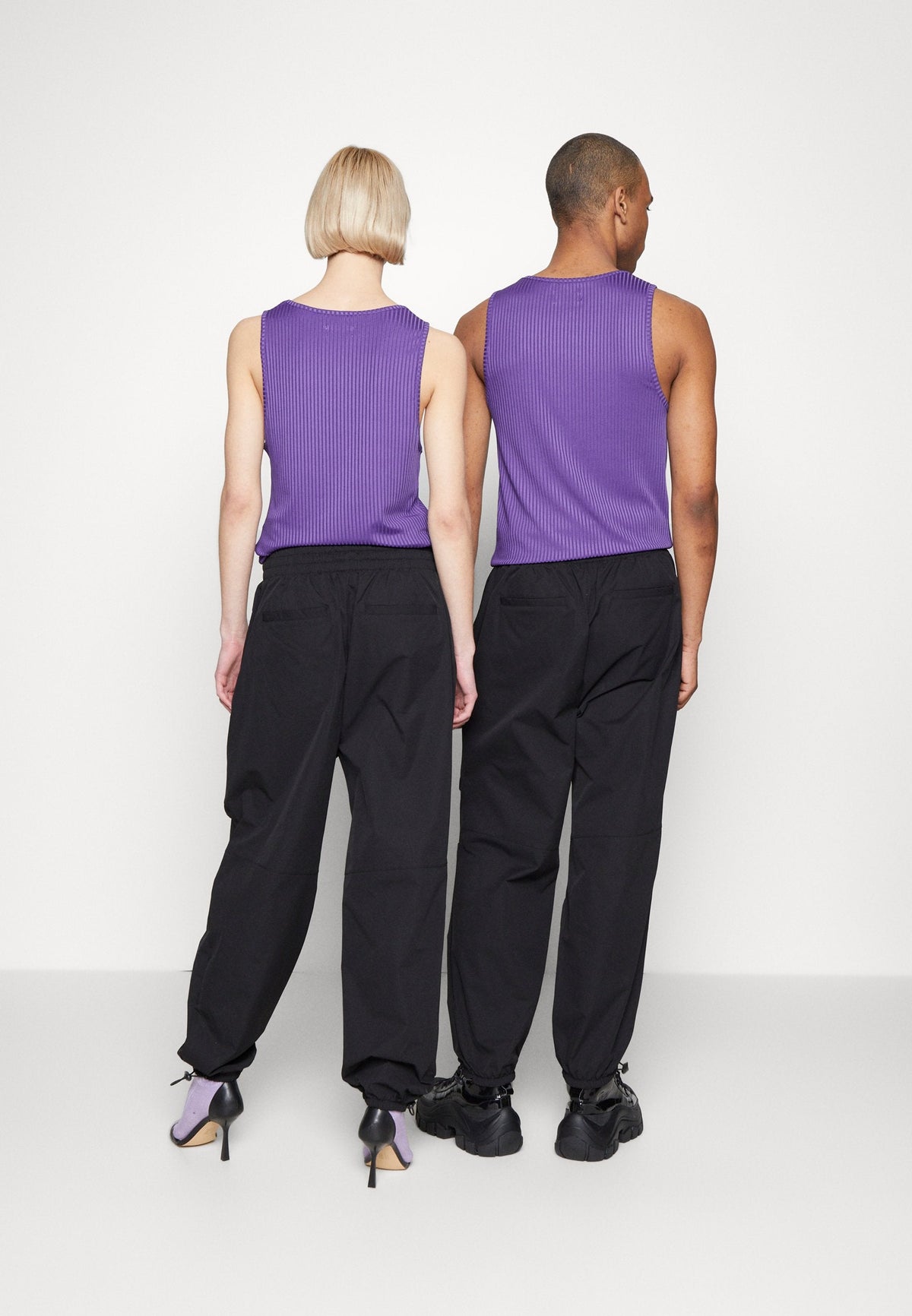 YOURTURN Unisex - Cargo Trousers - Black