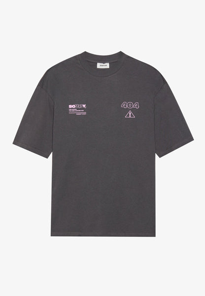 YOURTURN UNISEX - Print T-shirt - Asphalt