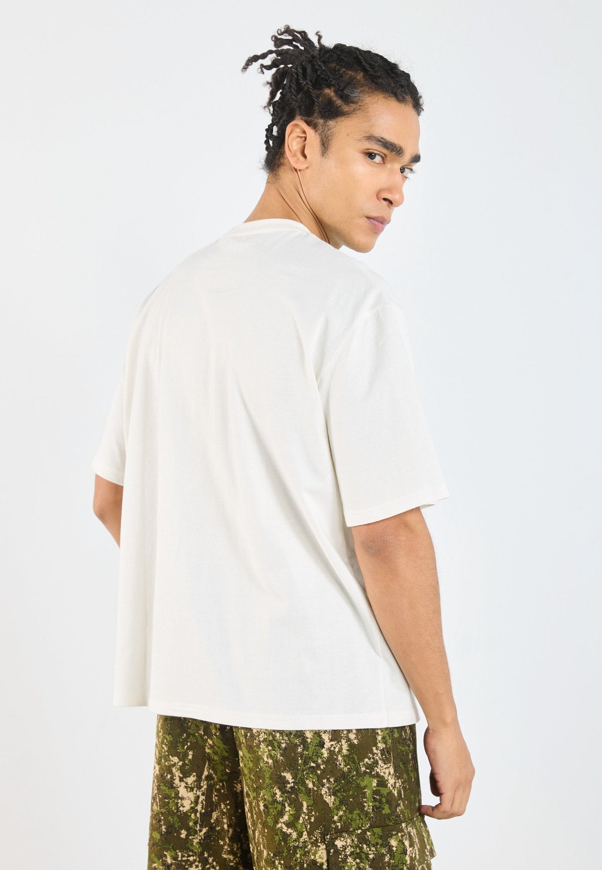 YOURTURN UNISEX 2 PACK BASIC BOXY T SHIRT - Basic T-shirt - Coffee Bean/egret