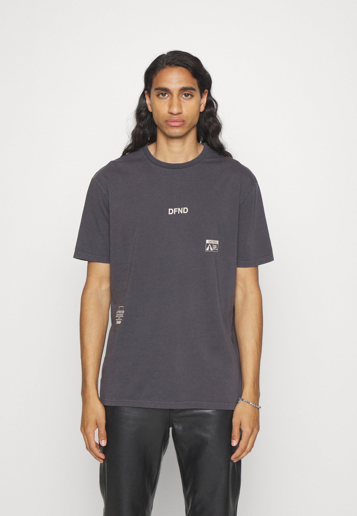 YOURTURN Unisex - Print T-Shirt - Black