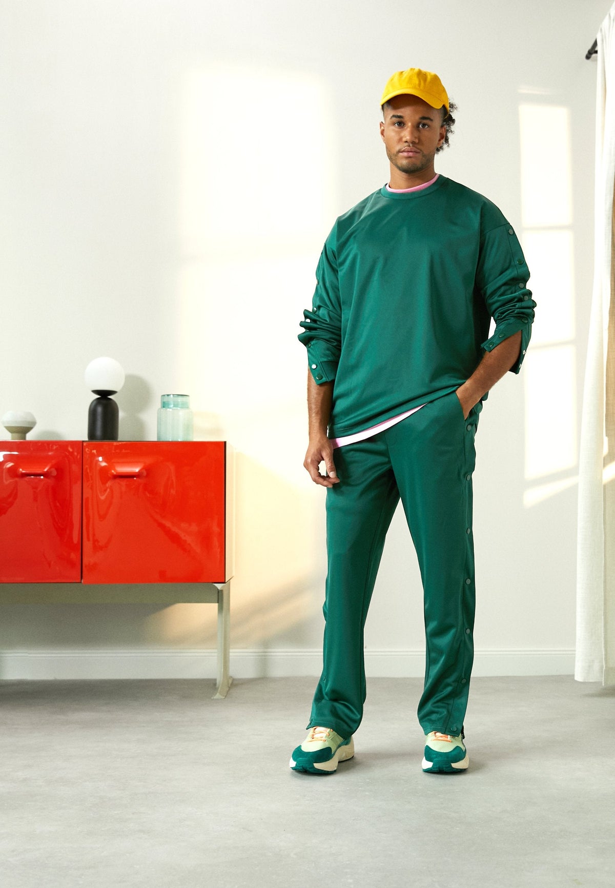 YOURTURN Tracksuit Bottoms - Dark Green
