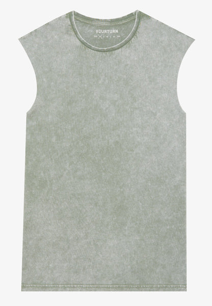 YOURTURN UNISEX 2 PACK - Print T-shirt - Sea Spray/desert Taupe