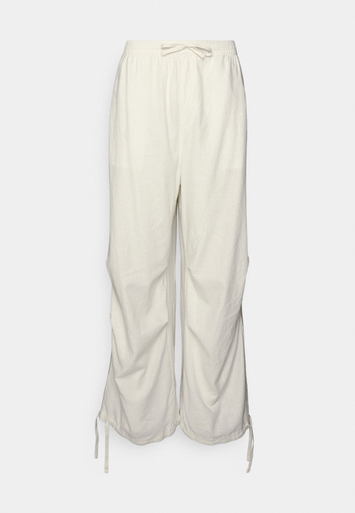 YOURTURN Genderless Parachute Unisex - Trousers - White