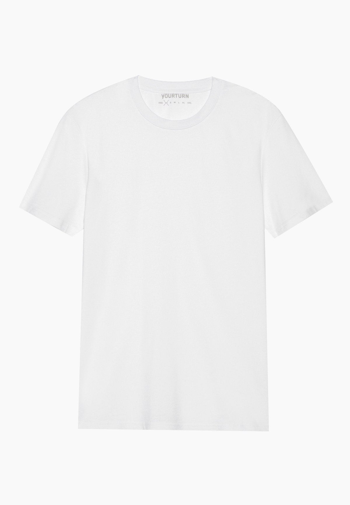 YOURTURN UNISEX 2 PACK BASIC REGULAR T SHIRT - Basic T-shirt - Bright White/true Black