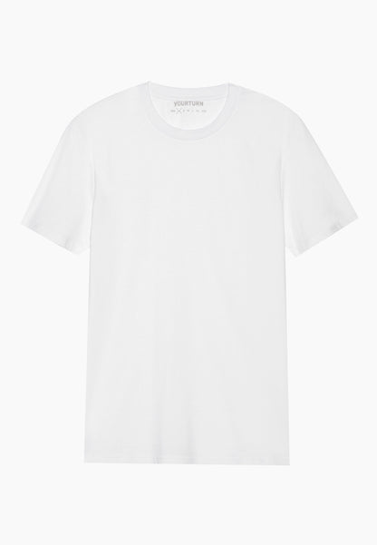 YOURTURN UNISEX 2 PACK BASIC REGULAR T SHIRT - Basic T-shirt - Bright White/true Black
