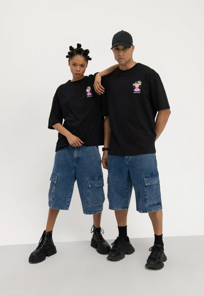 YOURTURN Unisex - Denim Shorts - Blue Denim