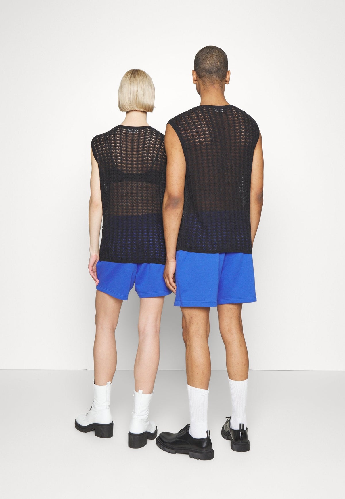 YOURTURN Sheer- Jumper - Black