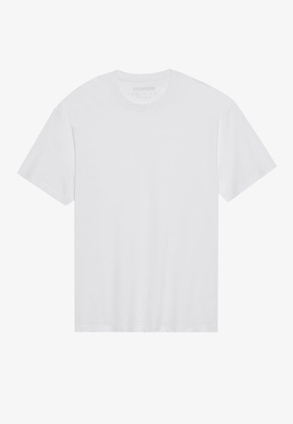 YOURTURN UNISEX 5 PACK BASIC LOOSE T-SHIRT - Basic T-shirt - White