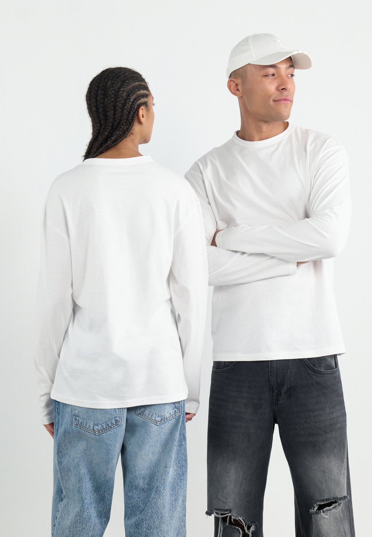 YOURTURN UNISEX 3 PACK - Long Sleeved Top - White