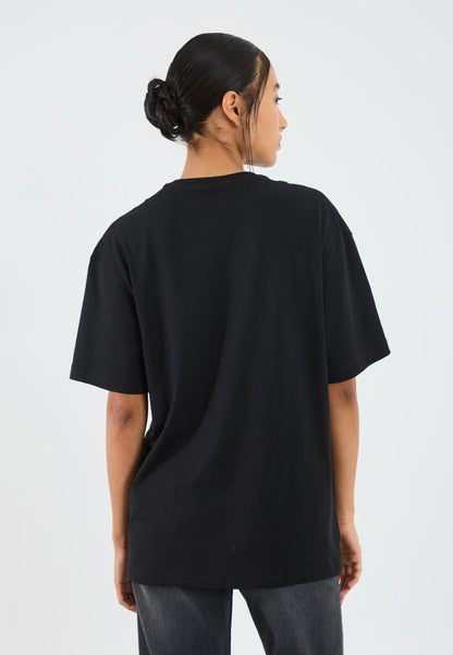 YOURTURN UNISEX 5 PACK BASIC LOOSE T-SHIRT - Basic T-shirt - Black