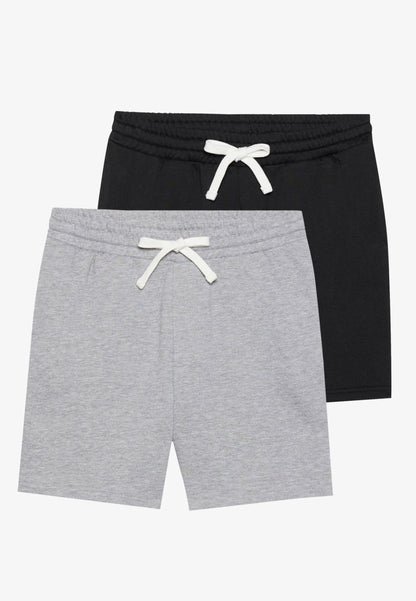 YOURTURN UNISEX 2 PACK - Tracksuit Bottoms - Dark Grey/black