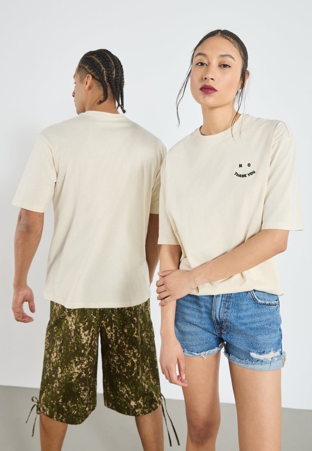 YOURTURN UNISEX - Basic T-shirt - Oatmeal
