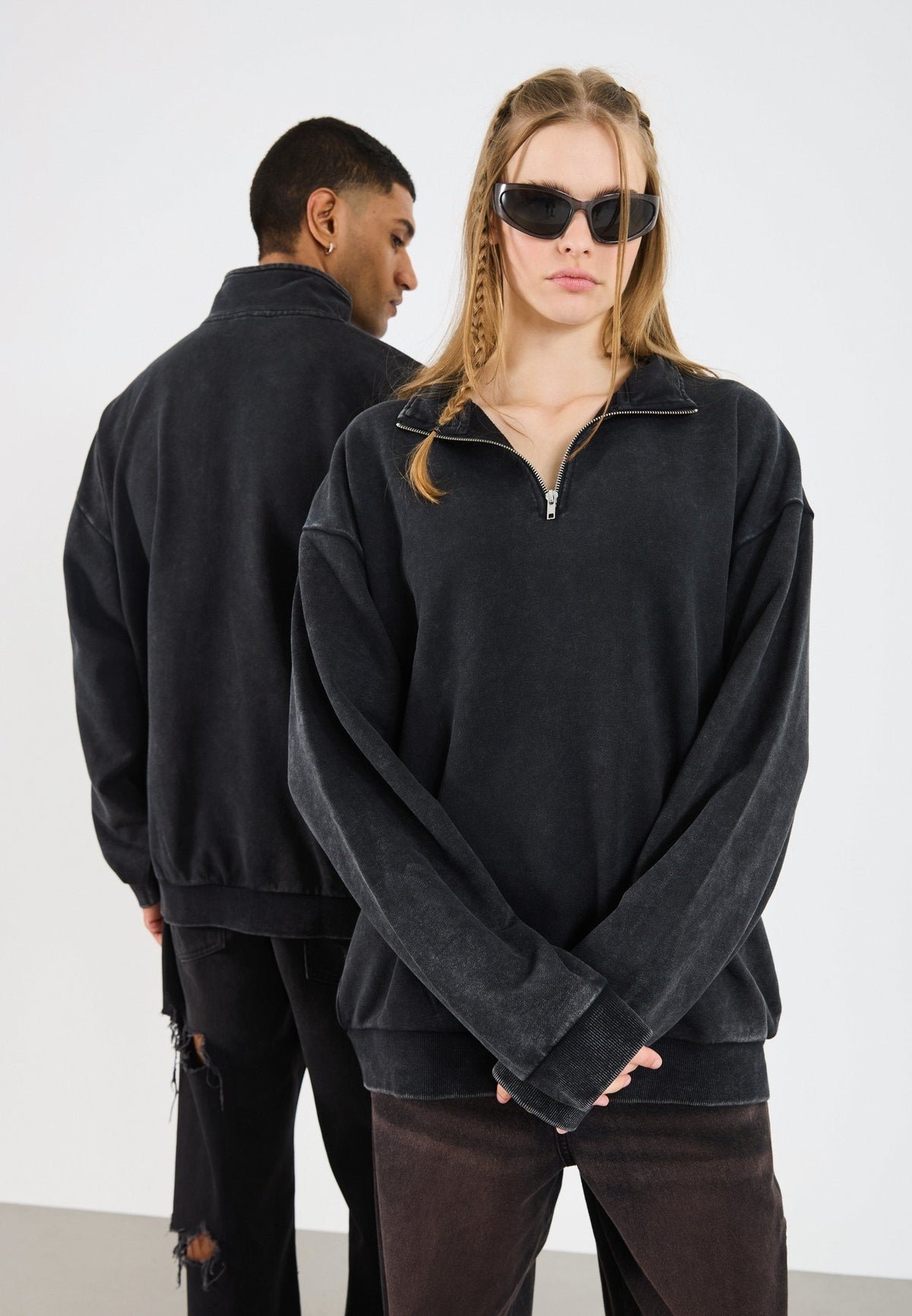 YOURTURN Sweatshirt - 103 - Dark Grey