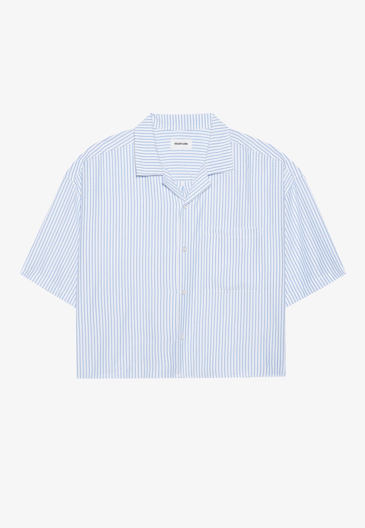 YOURTURN UNISEX - Shirt - White/blue