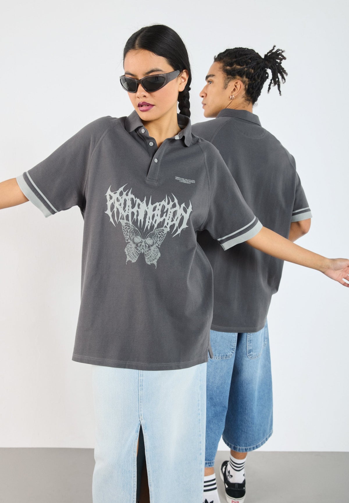 YOURTURN UNISEX - Polo Shirt - Forged Iron