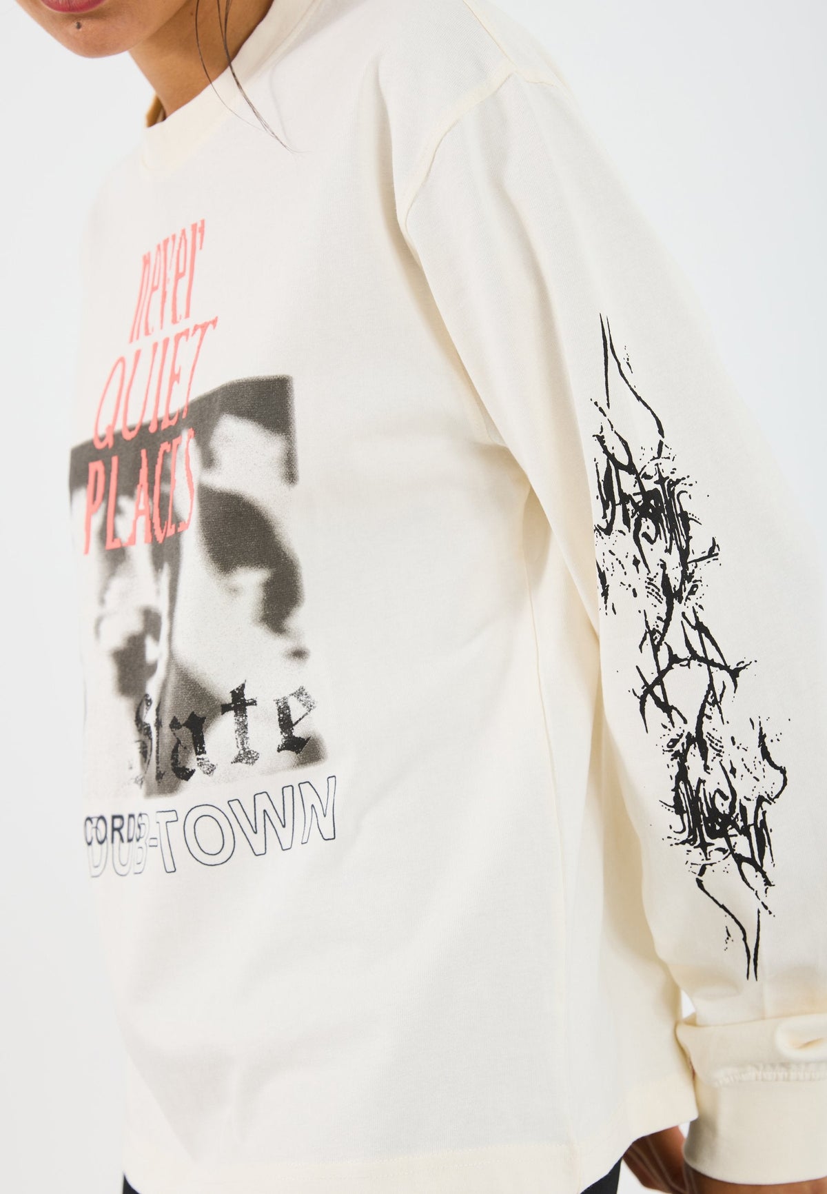 YOURTURN UNISEX - Long Sleeved Top - White
